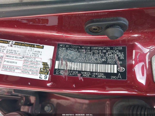 2004 Toyota PRIUS 照片 9