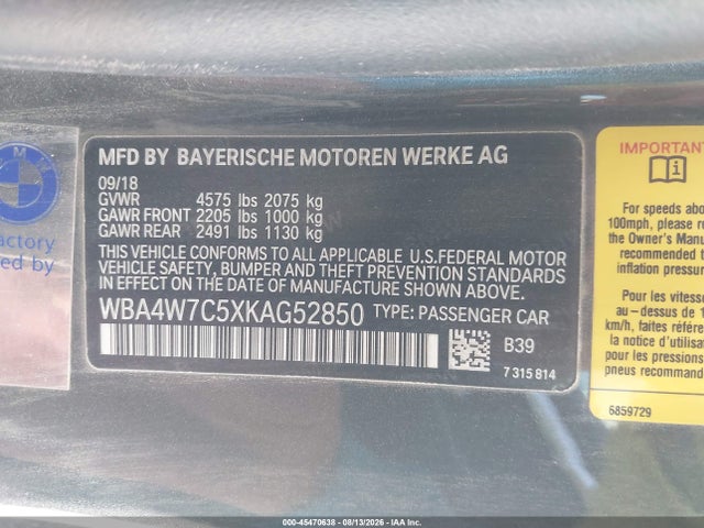 2019 BMW 440I 9