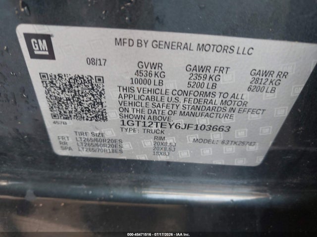 2018 GMC SIERRA 2500HD SLT — фото 9