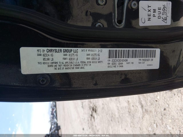 2012 Chrysler 300 LIMITED 照片 9