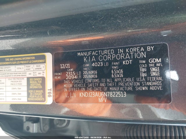 صورة 9 لـ 2022 KIA SOUL LX