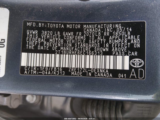 صورة مصغرة 9 لـ 2014 Toyota COROLLA LE PLUS