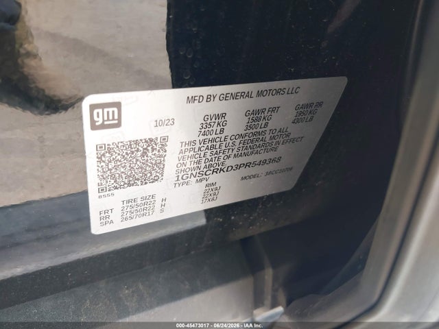 2023 CHEVROLET TAHOE 2WD RST 9