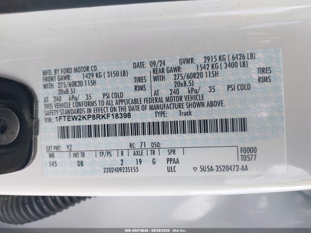 2024 FORD F-150 STX photo 9