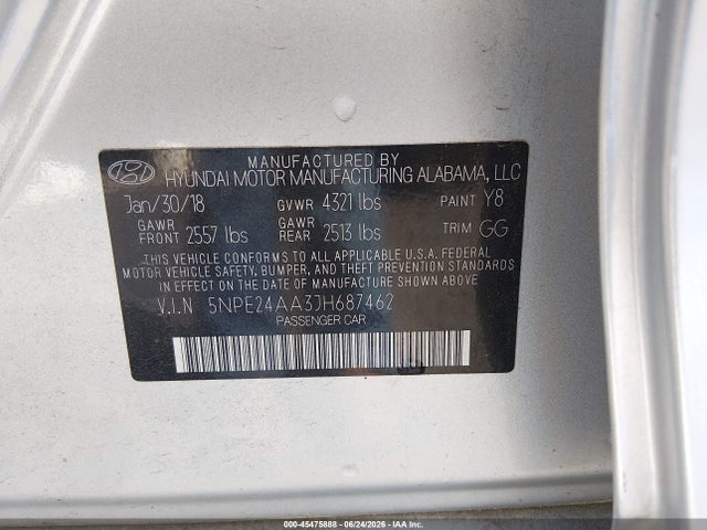 2018 Hyundai SONATA ECO 照片 9