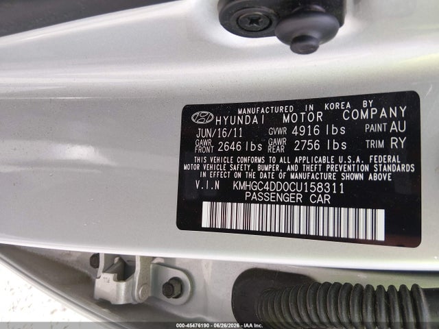 صورة 9 لـ 2012 Hyundai GENESIS 3.8