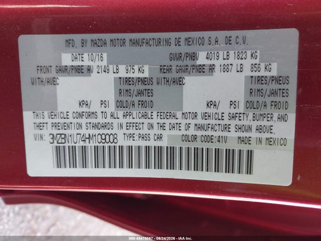 2017 Mazda MAZDA3 SPORT 照片 9