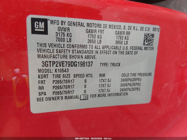 صورة 9 لـ 2013 GMC SIERRA 1500 SLE