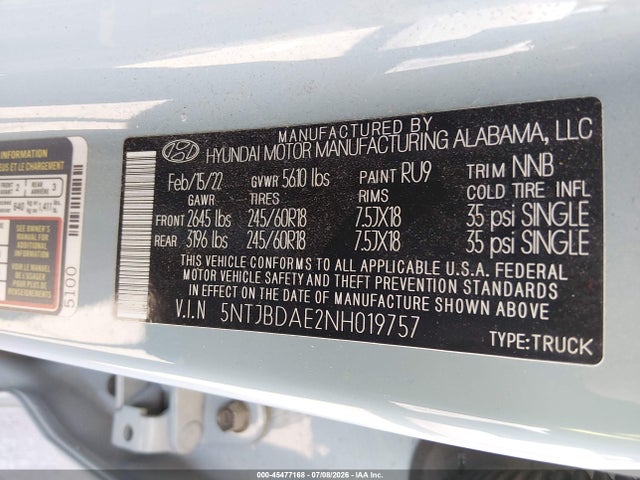 صورة 9 لـ 2022 Hyundai SANTA CRUZ SEL