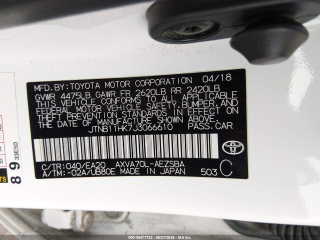 2018 Toyota CAMRY SE — фото 9