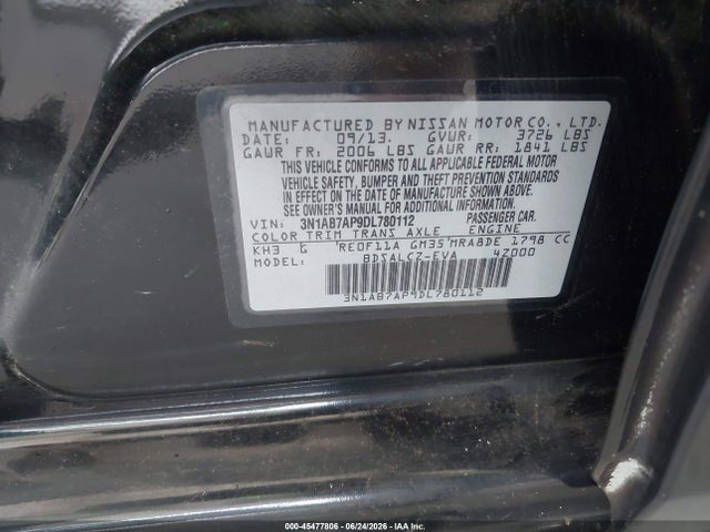2013 Nissan SENTRA S 缩略图 9