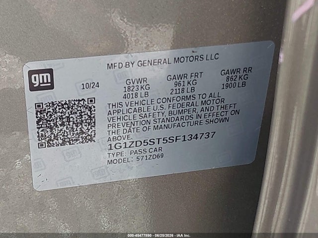 2025 Chevrolet MALIBU FWD 1LT photo 9