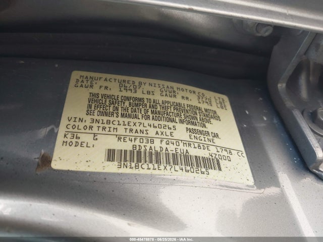 2007 Nissan VERSA 1.8S — фото 9
