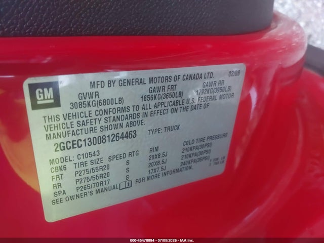 صورة مصغرة 9 لـ 2008 Chevrolet SILVERADO 1500 LTZ
