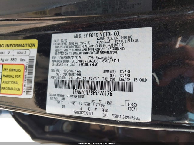 2014 FORD FUSION SE — фото 9