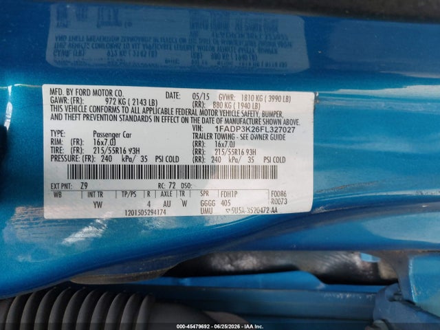 صورة 9 لـ 2015 FORD FOCUS SE