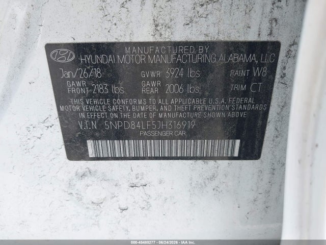 2018 Hyundai ELANTRA SEL 照片 9