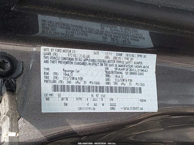 صورة 9 لـ 2012 FORD FOCUS SE