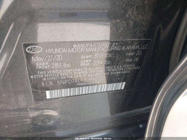 2020 Hyundai ELANTRA SE photo 9