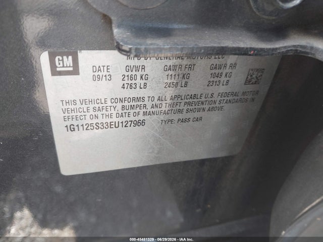 2014 Chevrolet IMPALA 2LT — фото 9