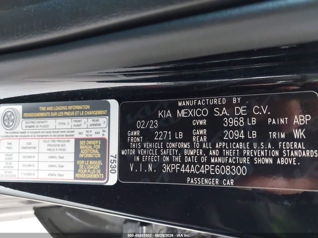 2023 KIA FORTE GT photo 9