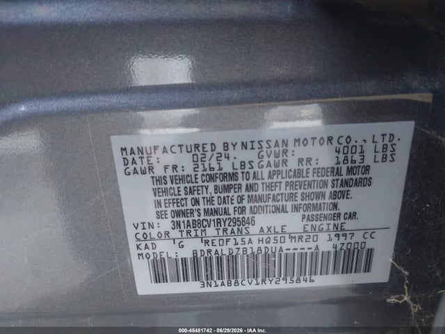 2024 Nissan SENTRA SV XTRONIC CVT 照片 9