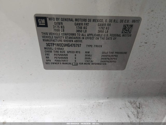 2017 GMC SIERRA 1500 SLT 照片 9