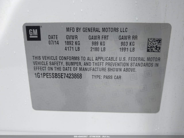 2014 Chevrolet CRUZE 2LT AUTO — миниатюра 9