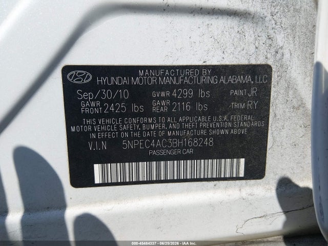 2011 Hyundai SONATA LIMITED thumbnail 9