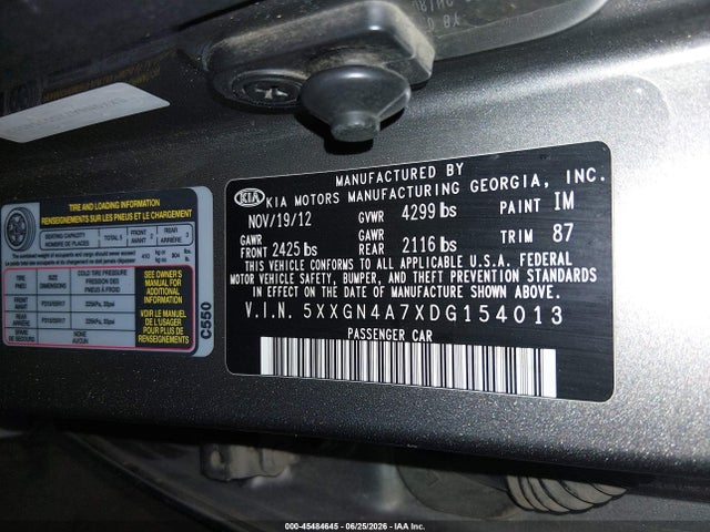 صورة 9 لـ 2013 KIA OPTIMA EX