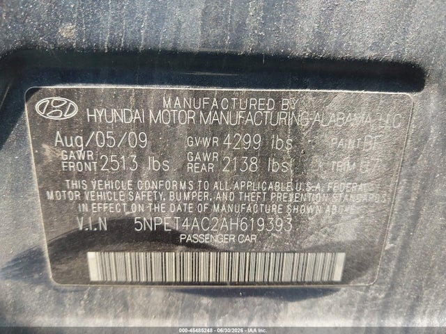 صورة 9 لـ 2010 Hyundai SONATA GLS