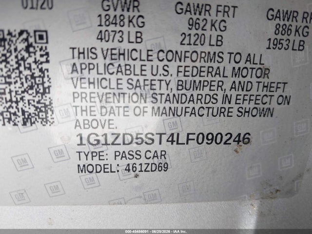 صورة 9 لـ 2020 Chevrolet MALIBU FWD LT