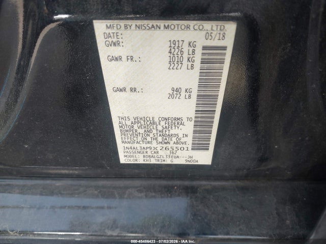 صورة 9 لـ 2018 Nissan ALTIMA 2.5 S