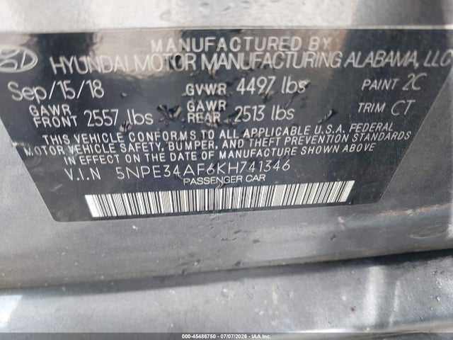 صورة 9 لـ 2019 Hyundai SONATA SEL