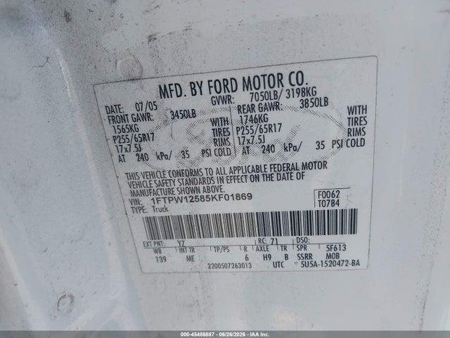 2008 FORD F-150 XLT 照片 9
