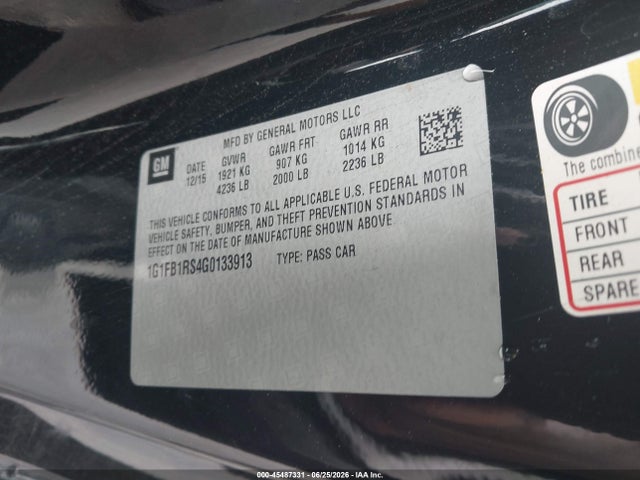صورة 9 لـ 2016 Chevrolet CAMARO 1LT