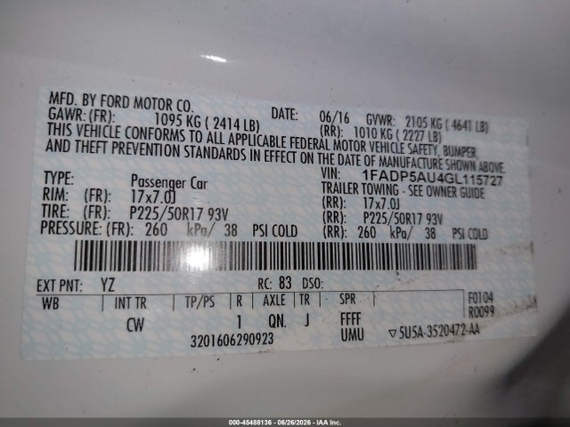 2016 FORD C-MAX HYBRID SE — фото 9
