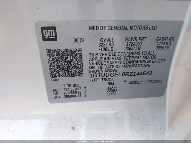 2024 GMC SIERRA 1500 4WD SHORT BOX DENALI 照片 9