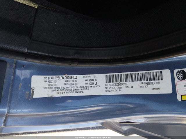 2011 Chrysler 200 LIMITED 照片 9