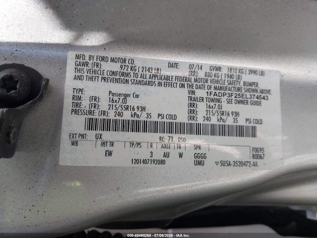 صورة مصغرة 9 لـ 2014 FORD FOCUS SE