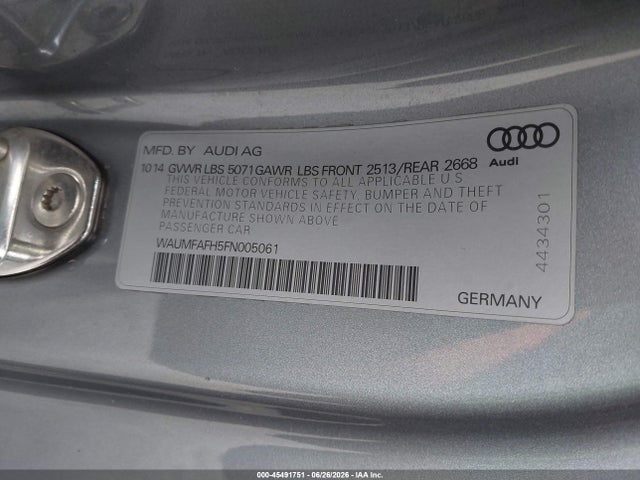 صورة 9 لـ 2015 AUDI A5 2.0T PREMIUM