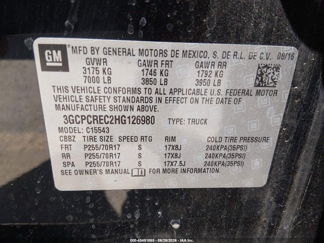 صورة مصغرة 9 لـ 2017 Chevrolet SILVERADO 1500 LT