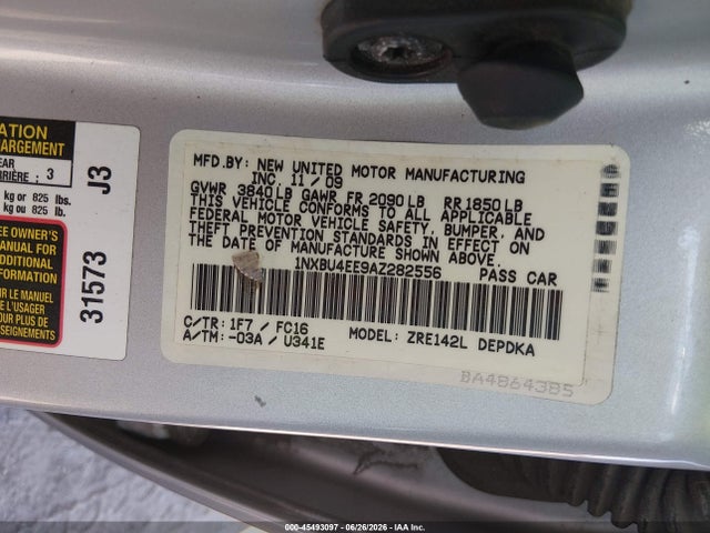 صورة مصغرة 9 لـ 2010 Toyota COROLLA LE