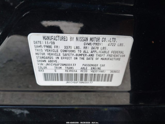2010 Infiniti G37 JOURNEY 照片 9