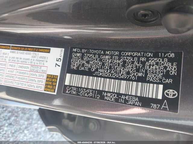 2009 Toyota PRIUS photo 9