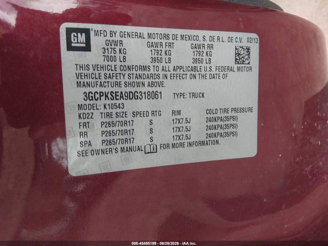 صورة 9 لـ 2013 Chevrolet SILVERADO 1500 LT