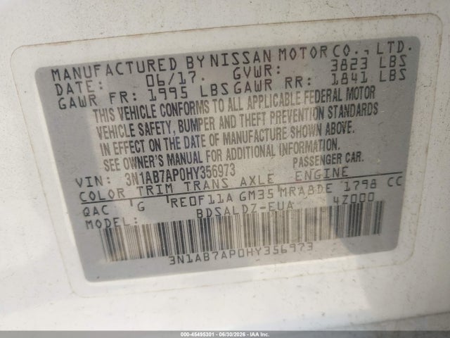 صورة مصغرة 9 لـ 2017 Nissan SENTRA SV