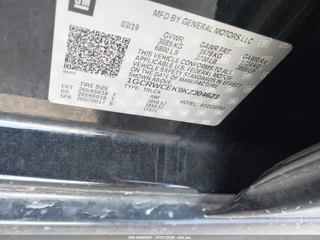 2019 Chevrolet SILVERADO 1500 LT 照片 9