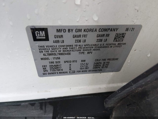 2022 CHEVROLET TRAILBLAZER AWD LT 9