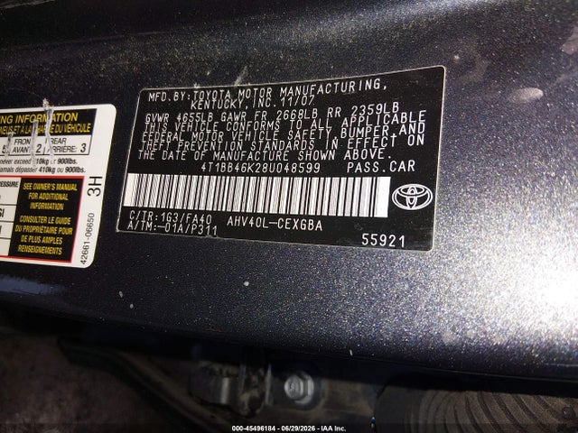 2008 Toyota CAMRY HYBRID photo 9